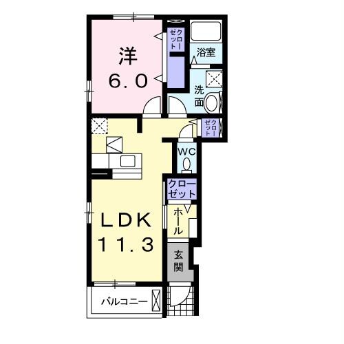 ラウレア　Bの物件間取画像