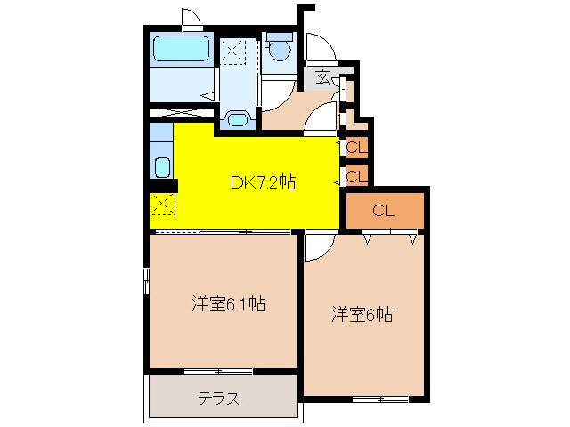 佐土原駅 バス5分  南広瀬下車：停歩7分 1階の物件間取画像