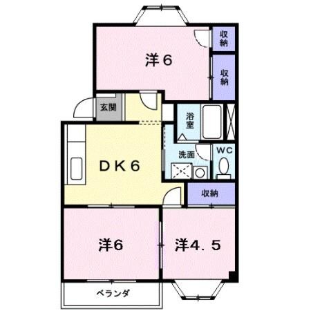 プラドールぴあの物件間取画像