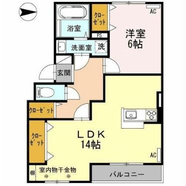 グランデリーオの物件間取画像