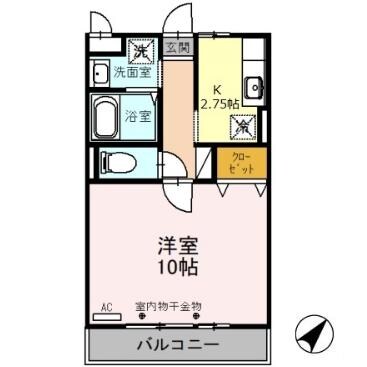 ＭＢレジデンスの物件間取画像