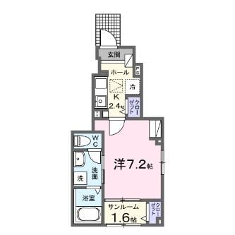 アクア　ミルの物件間取画像