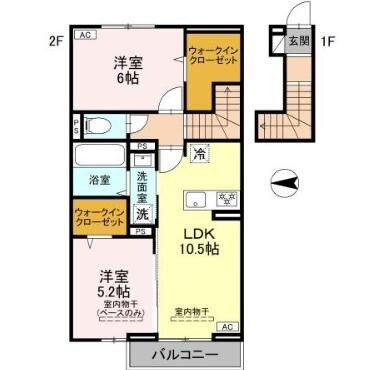 ナーシュドム割出の物件間取画像