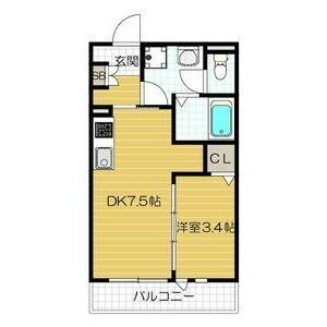 メゾンノヴァの物件間取画像