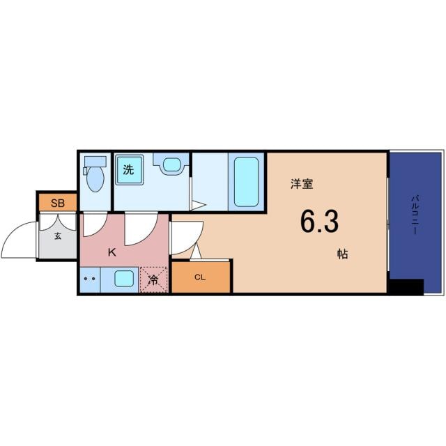 S-RESIDENCE城東SEVERの物件間取画像