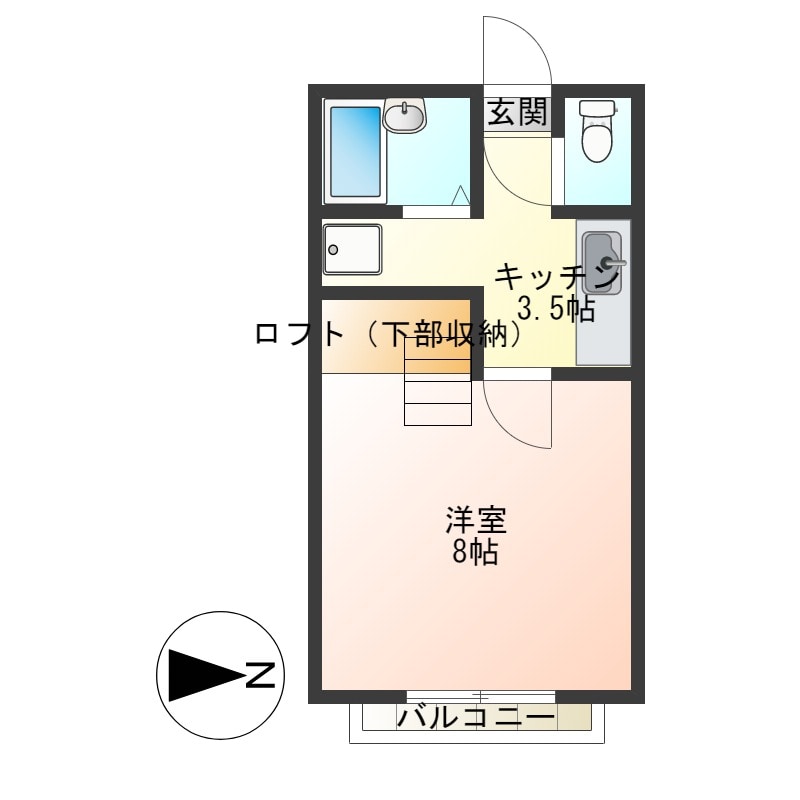 ’99アネックスの物件間取画像