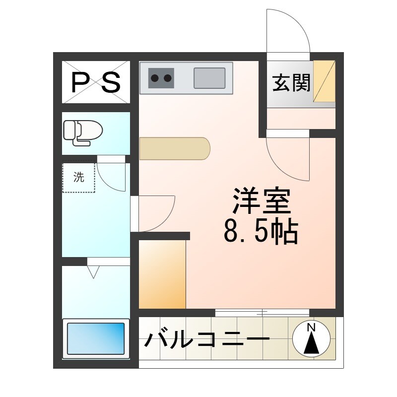 リベルSATOの物件間取画像