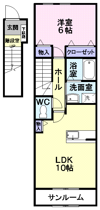 ライフ　バーゼの物件間取画像