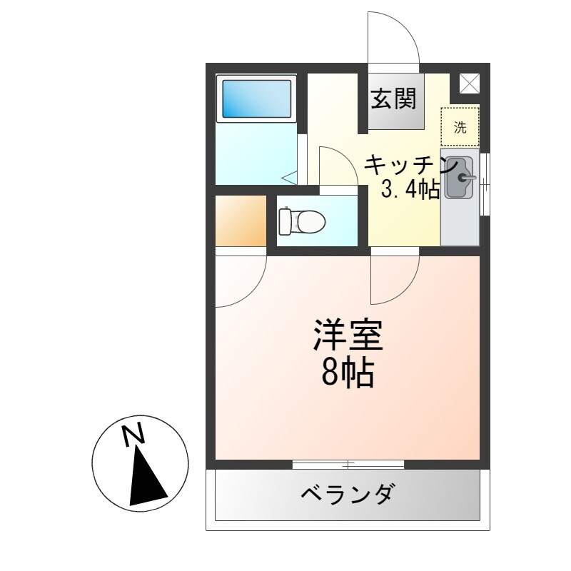 サカノビルの物件間取画像