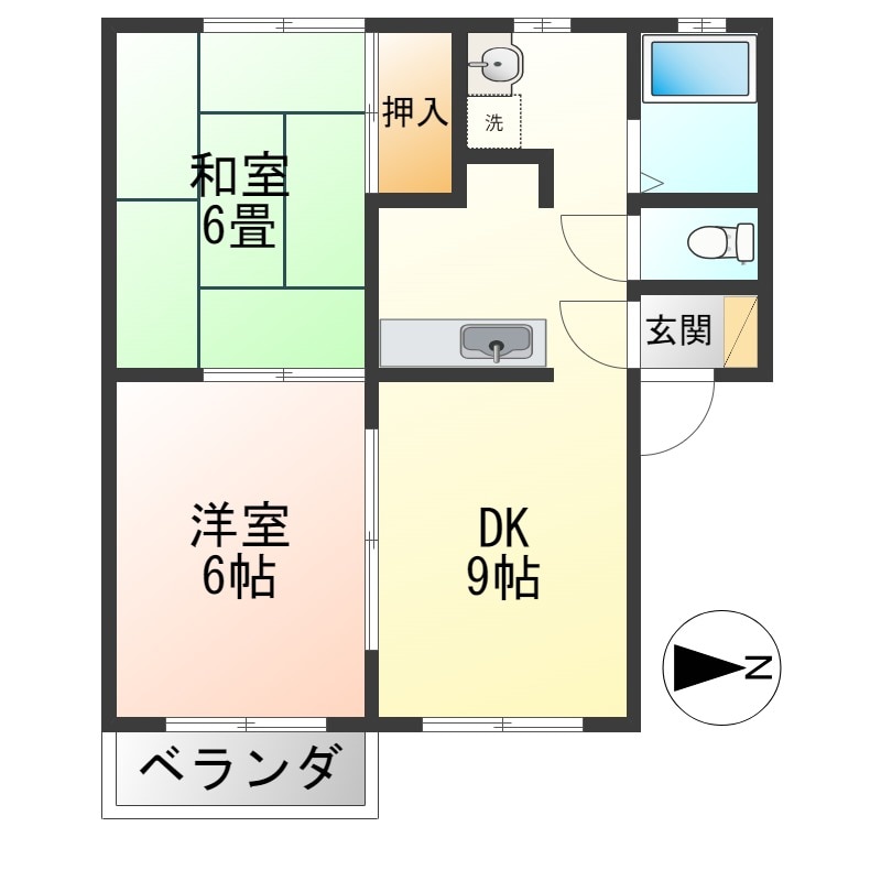 ローレルさくらの物件間取画像