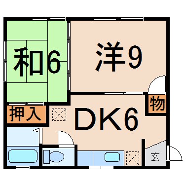 サニーコートの物件間取画像