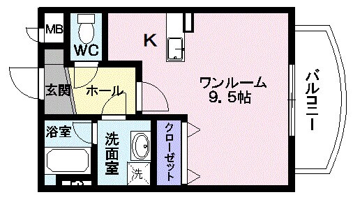 サンパティ－ク相生の物件間取画像