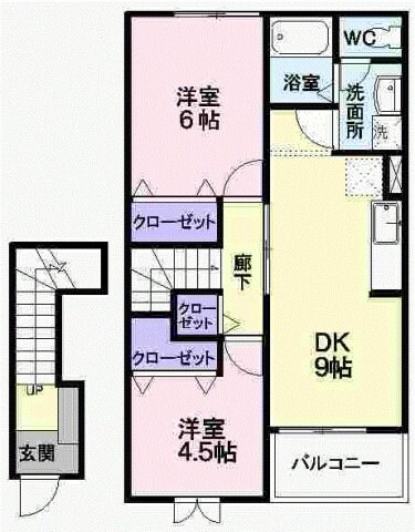 シアンの物件間取画像