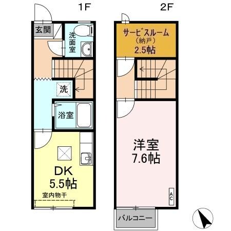 コンフォートハウスの物件間取画像