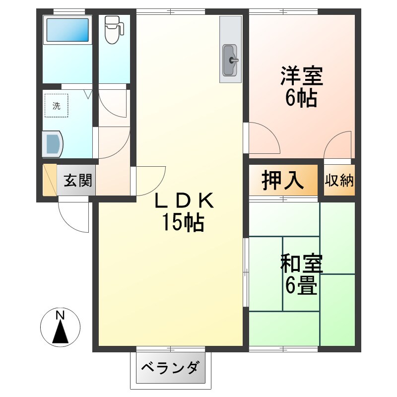 カーディナルESTの物件間取画像