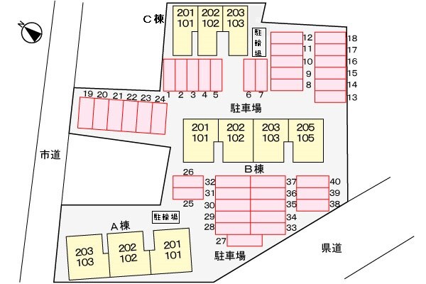 クレストール木場町Ｃの物件外観写真