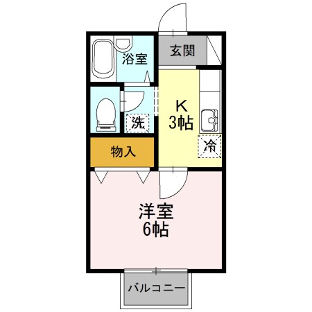 メゾンエスペランスの物件間取画像