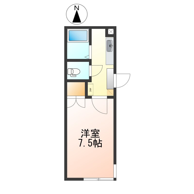 アベニュー中桜田の物件間取画像