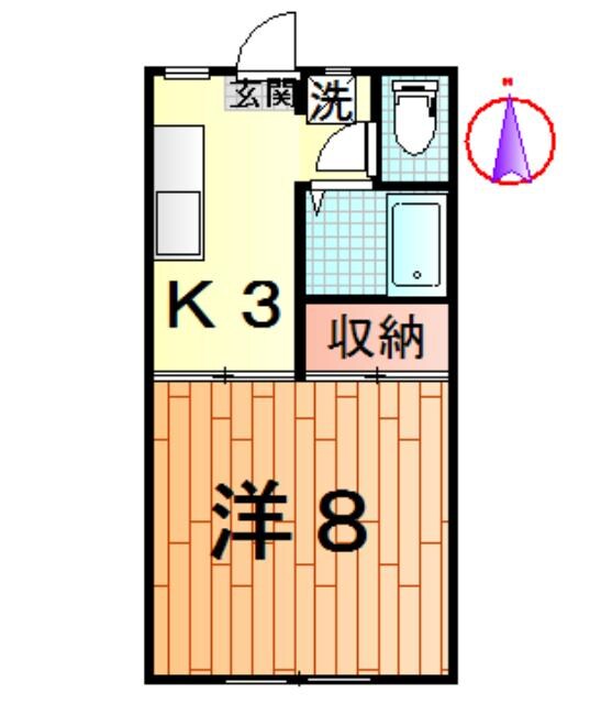 ラプラスジュネスの物件間取画像