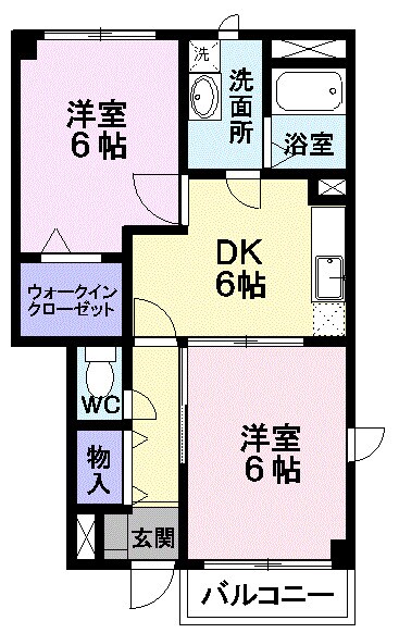 シュトラーセの物件間取画像