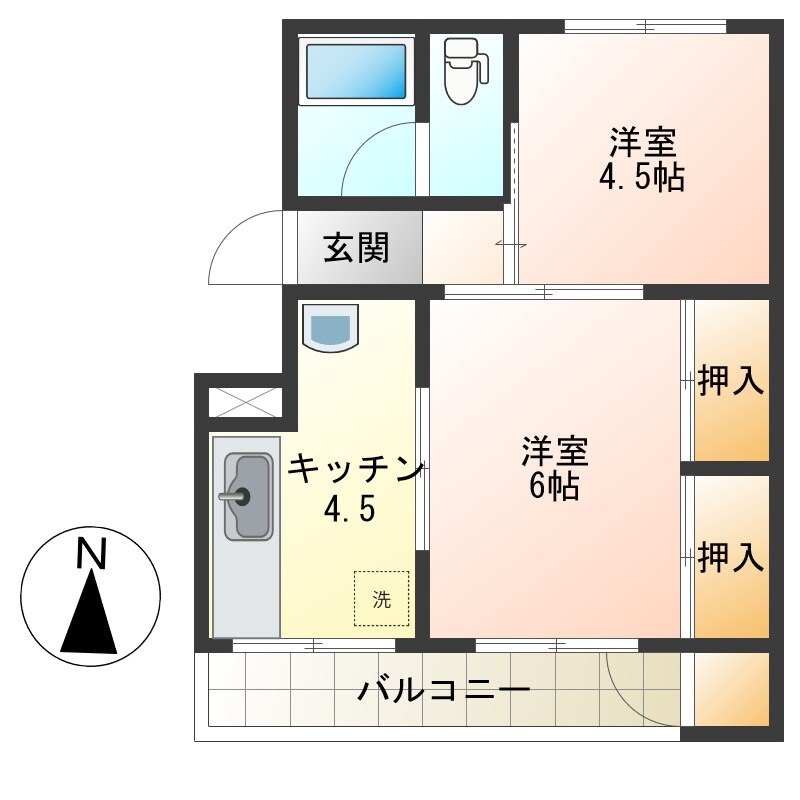 秀山ビルの物件間取画像