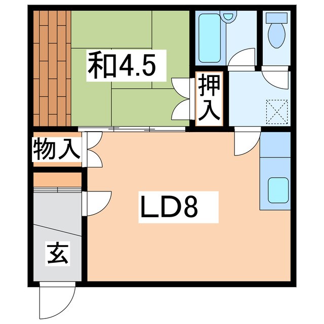 ドエル東光の物件間取画像