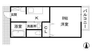 アヴニール今宿の物件間取画像