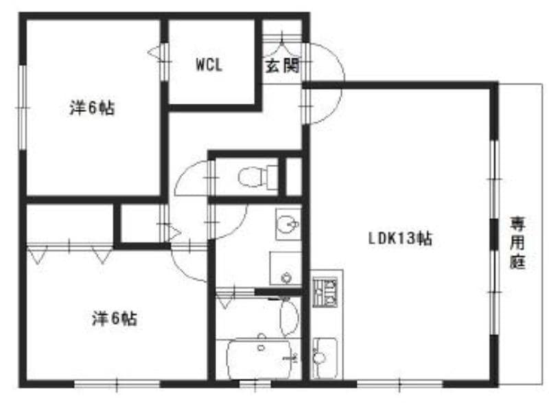 ウィルモア熊見の物件間取画像