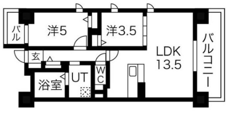 THE MUSE駅南の物件間取画像