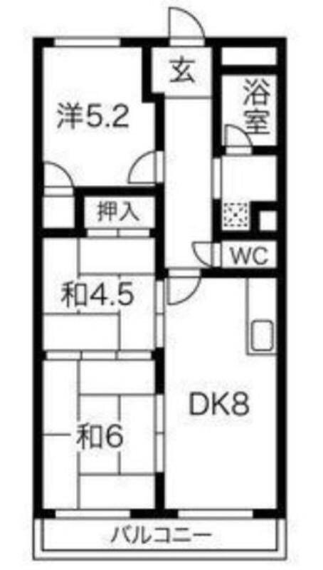 リゾティ英賀保の物件間取画像