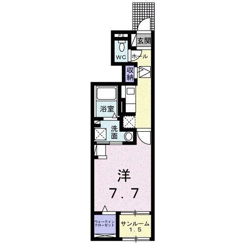 プラシードの物件間取画像