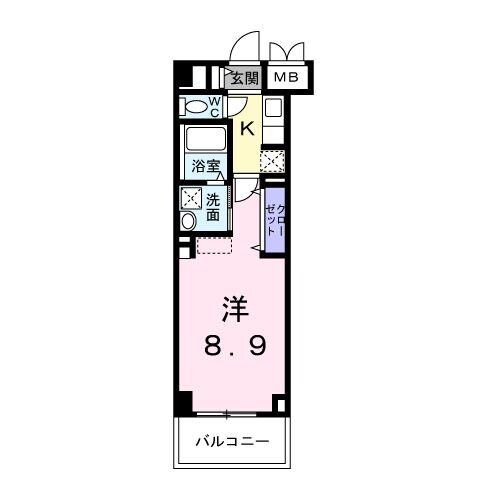 ザ　ベース東姫路の物件間取画像