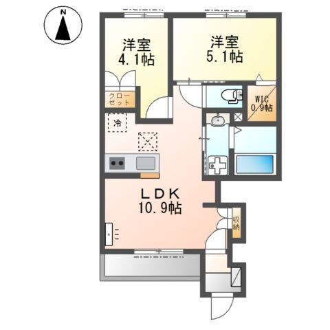 レスポワールの物件間取画像