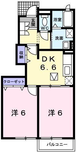 ハッピータウンの物件間取画像