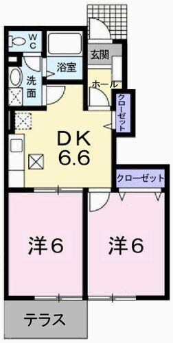 サンパティオの物件間取画像