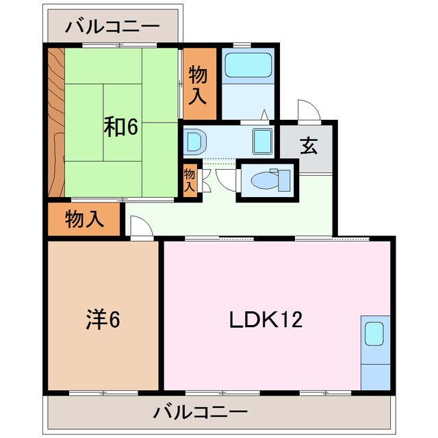 グランドール靖国の物件間取画像