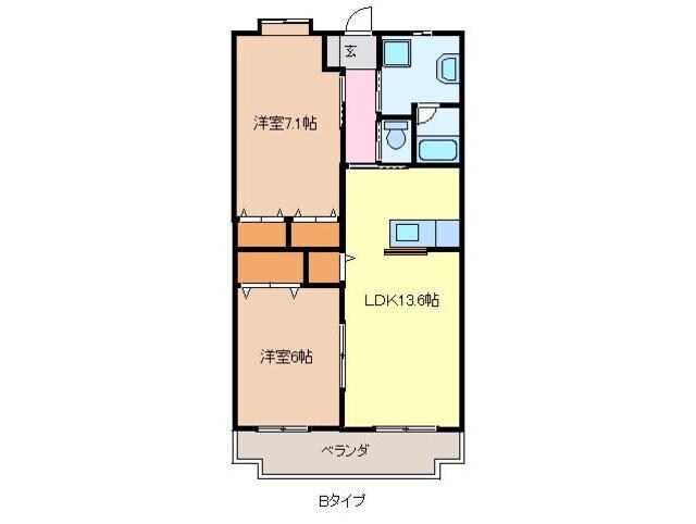 サニーフォレストの物件間取画像