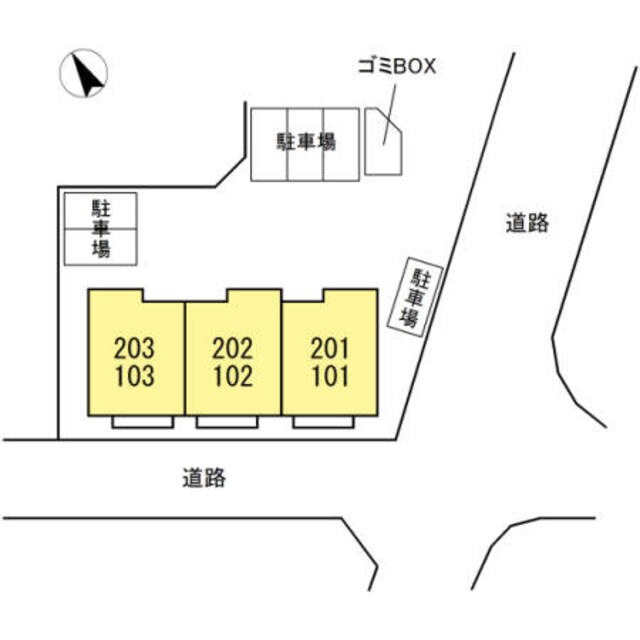 カーサ・カミリアⅡの物件外観写真