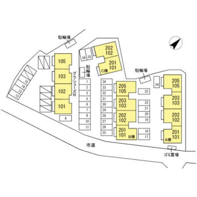 ガーデンコートＫ　Ａの物件外観写真