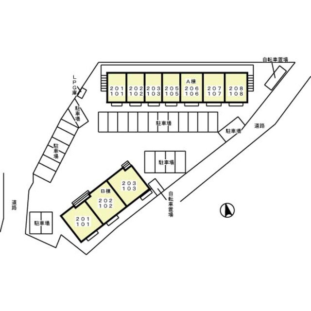 ハイロライマ　Ａの物件外観写真