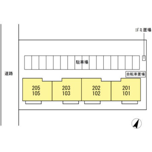 コーポ黄金島の物件外観写真