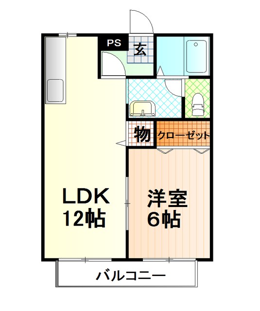 メルベーユの物件間取画像