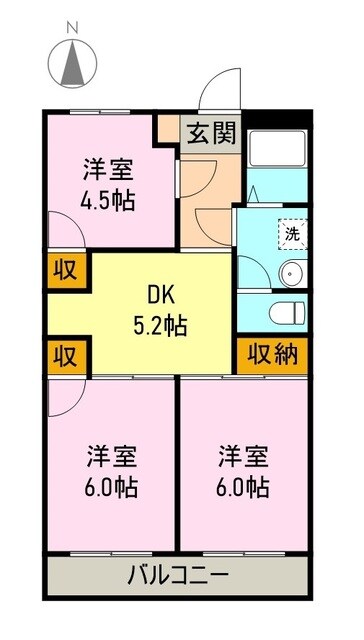 竪堀駅 徒歩29分 1階の物件間取画像