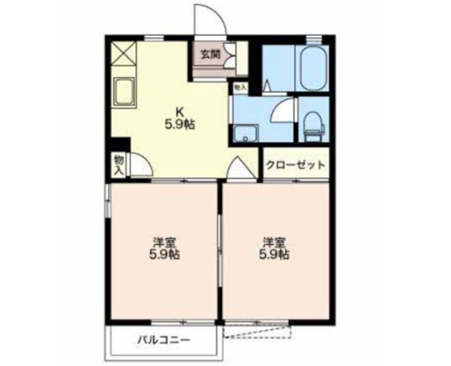 リラ　タカダの物件間取画像