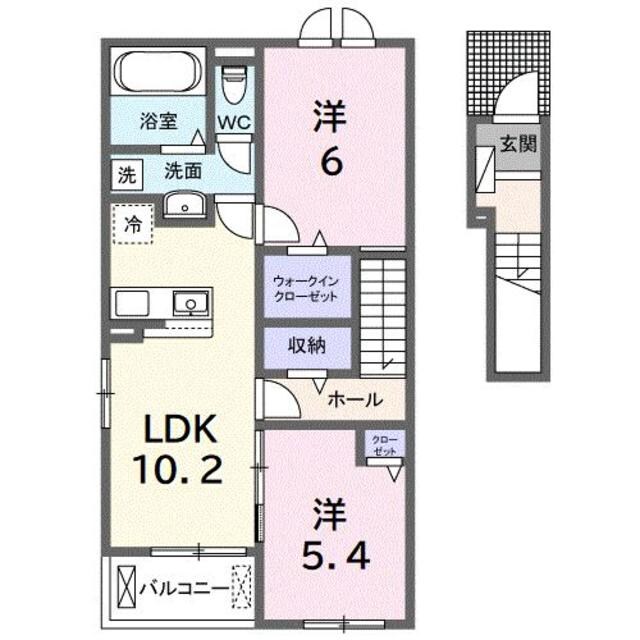 プリムラの物件間取画像
