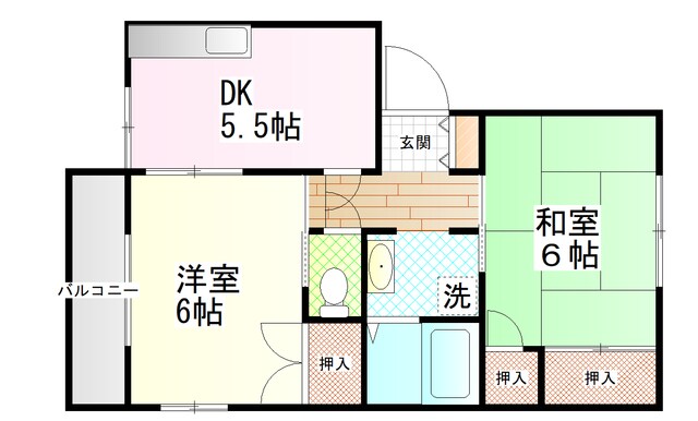 サンモールカタンの物件間取画像