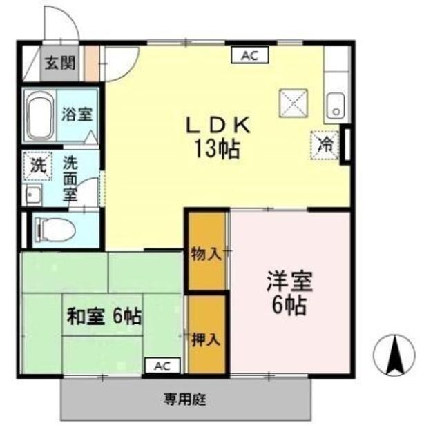徳倉壱番館の物件間取画像
