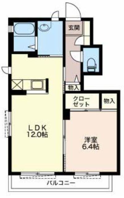 牧之郷駅 徒歩10分 1階の物件間取画像