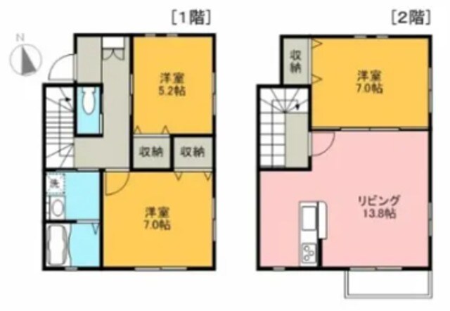 富士駅 徒歩18分 1階の物件間取画像