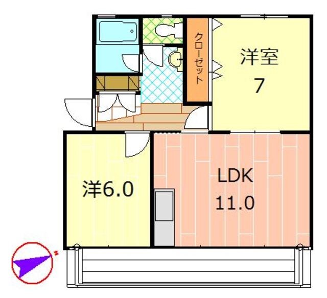 物件間取画像